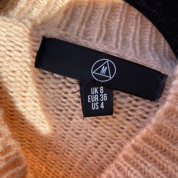 Blush Pink High Neck Sweater Dress - Picture 8 of 8